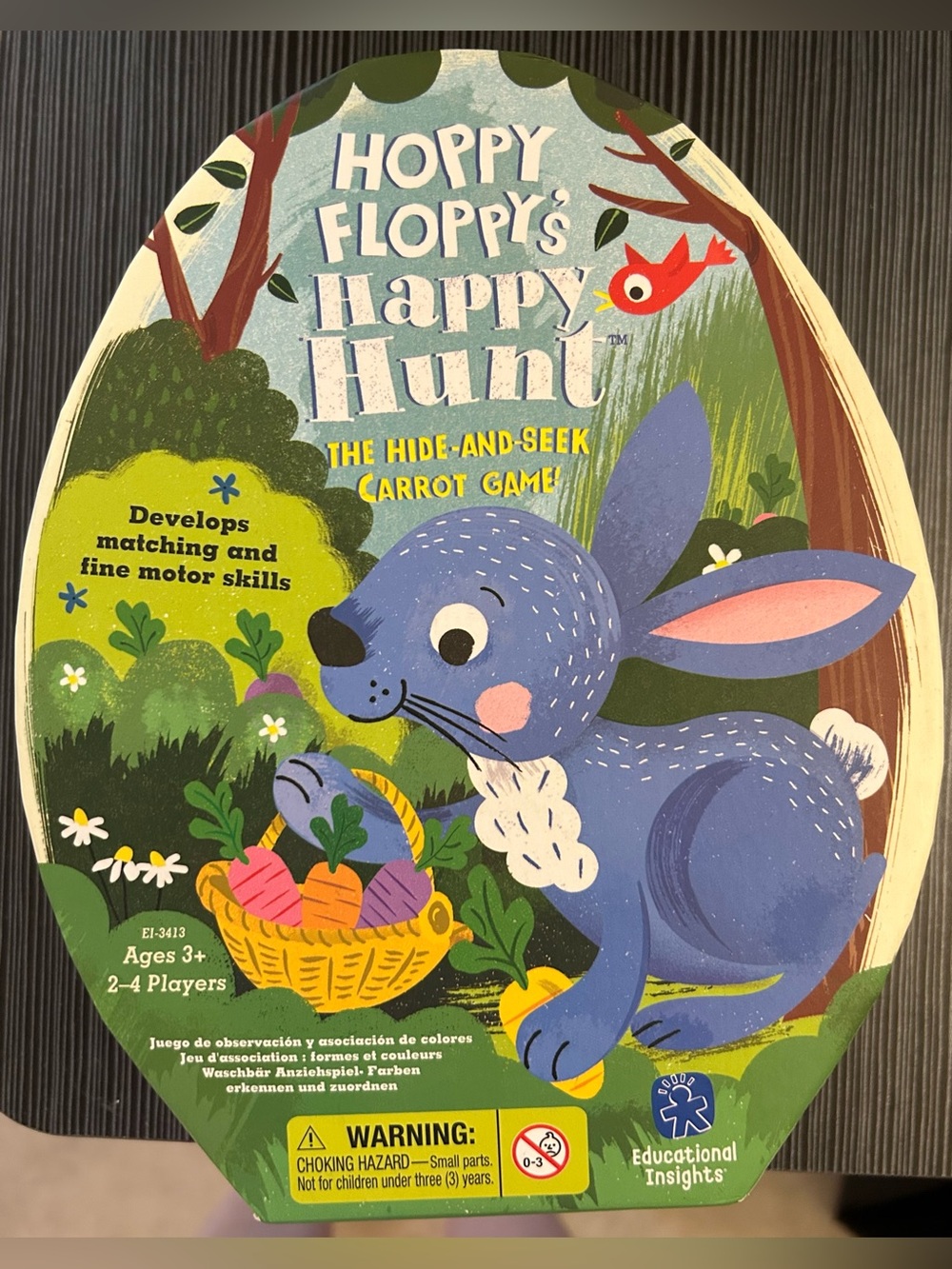 Hoppy Floppy's Happy Hunt Bunny Carrot Matching Game